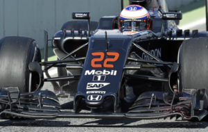 Jenson Button en la ltima jornada de test de pretemporada en...