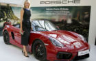 Sharapova, durante una promocin de Porsche