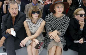 Sharapova, acudiendo a un desfile de moda