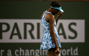 Venus Williams, en su regreso al Indian Wells.