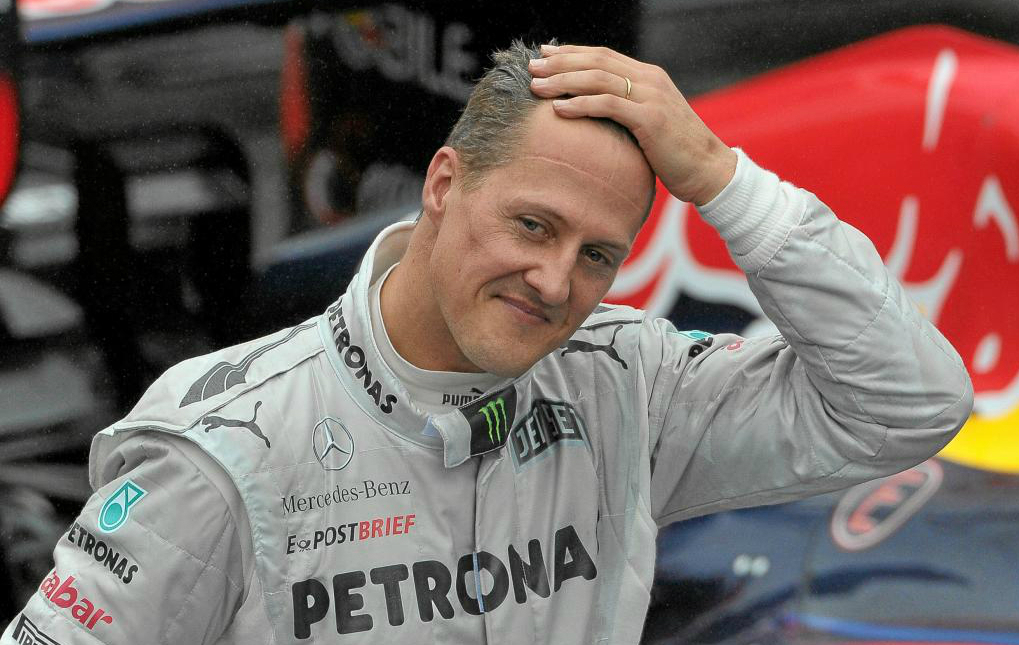 Michael Schumacher en el Gran premio de Brasil de 2013