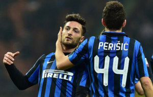 D'Ambrosio y Perisic, los autores de los goles del Inter.