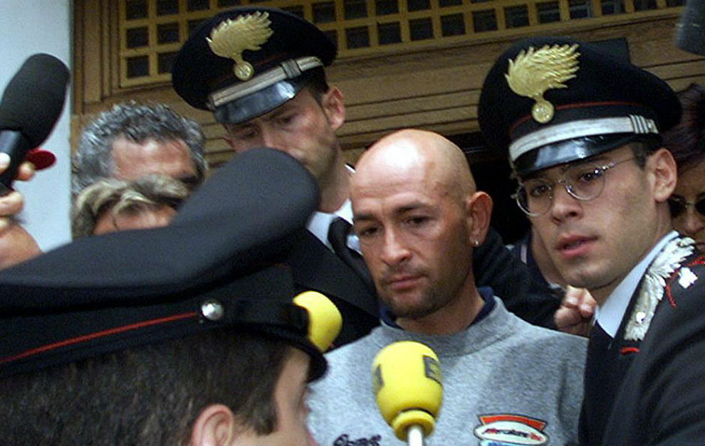 Marco Pantani, detenido el 5 de junio de 1999 en Madonna di Campiglio.
