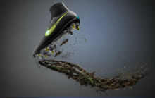 Imagen de las botas con la tecnologa &apos;Anti-Clog&apos; Traction.