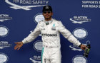 Lewis Hamilton, tras conseguir la &apos;pole&apos; en Melbourne.
