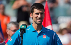 Novak Djokovic, tras ganar en Indian Wells.