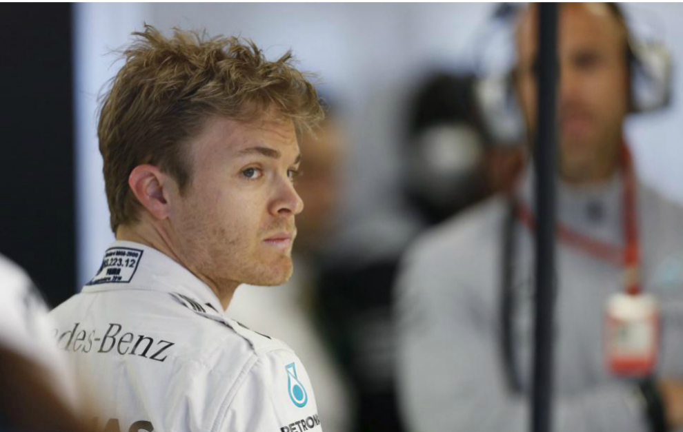 Rosberg, durante la calificacin del GP de Australia 2016