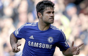 Diego Costa celebrando un gol con el Chelsea