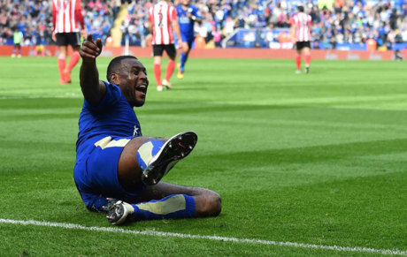 Morgan celebra su gol al Southampton.