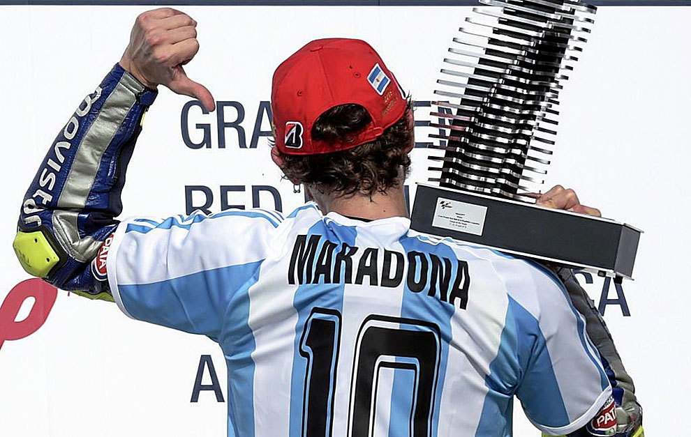 Mareo Abrumar Humildad GP Argentina MotoGP 2016: Rossi quería salir vestido de Messi | Marca.com