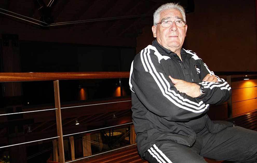 El ex entrenador Manolo Villanova, en una foto de hace aos