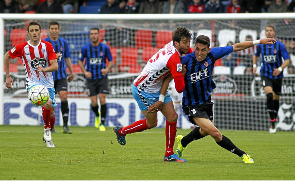 Dealbert en el partido contra el Girona el pasado sbado (1-1)