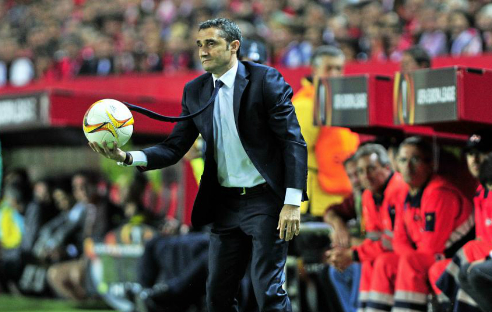 Valverde, durante el partido de Europa League en el Pizjun.