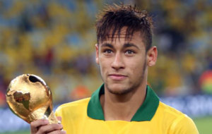 Neymar, con la seleccin brasilea.