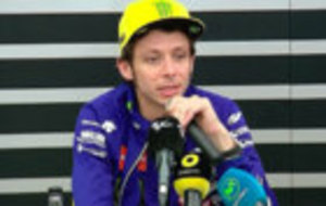 Valentino Rossi, durante la conferencia de prensa
