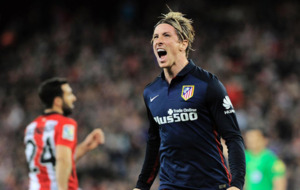 Fernando Torres festeja el gol que consigui el pasado mircoles en...