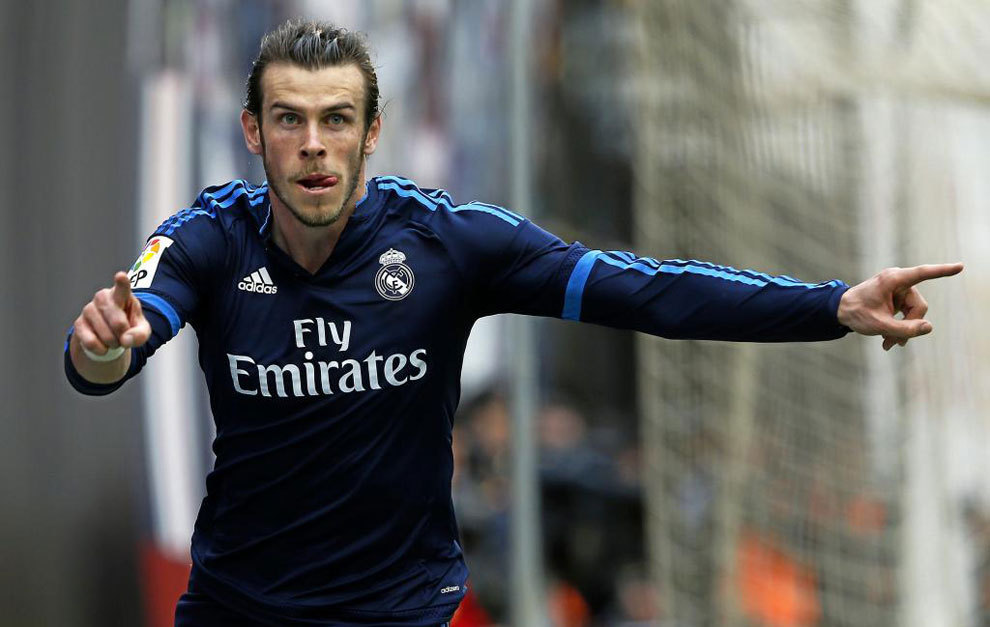 Bale celebrates his crucial brace over Rayo