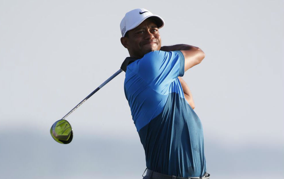 Tiger Woods, durante el PGA Championship de 2015, su ltima...