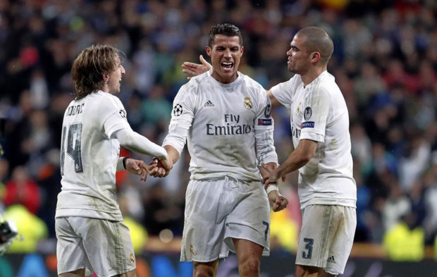 Cristiano Ronaldo celebra el pase a semifinales.