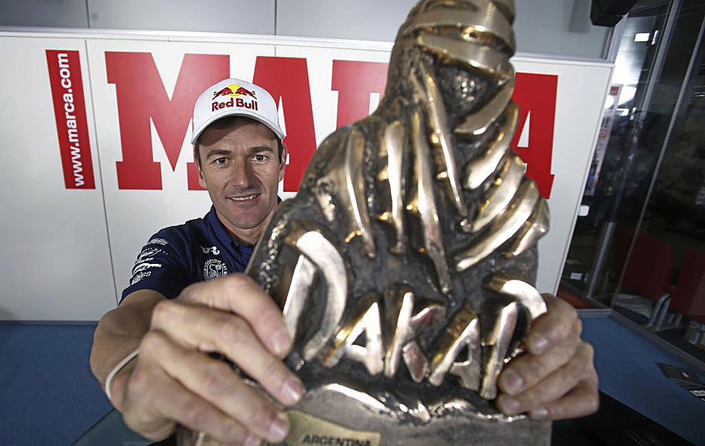 Marc Coma, director deportivo del Dakar, con su quinto Touareg...