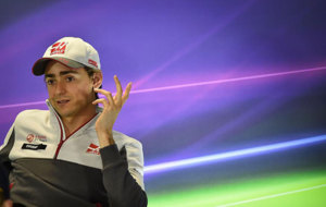 Esteban Gutirrez, en la rueda de prensa previa al GP de Rusia.