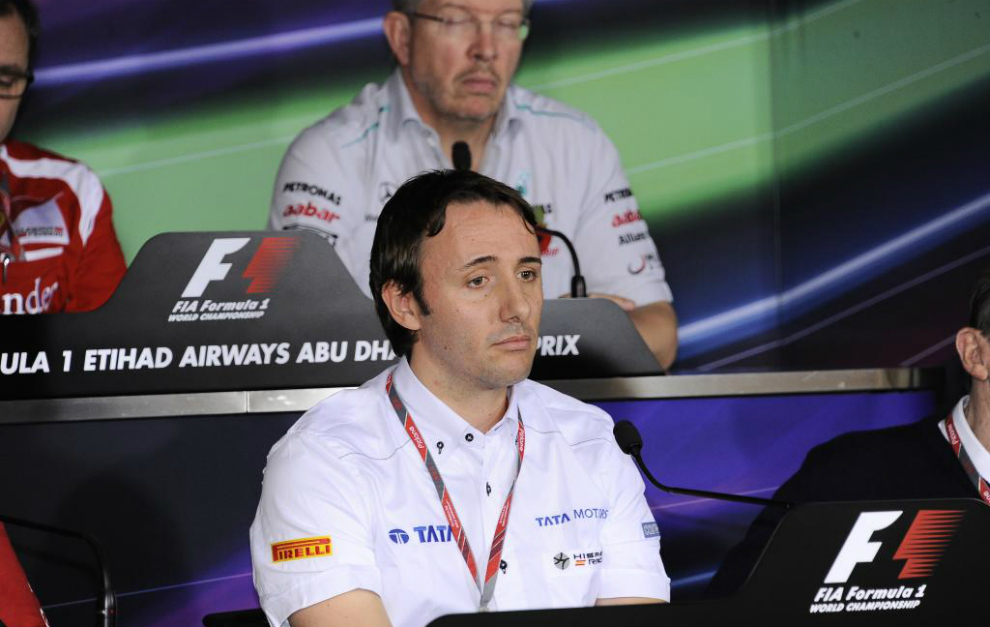 Sal Ruiz de Marcos, CEO de Thesan, durante el pasado Gran Premio de...