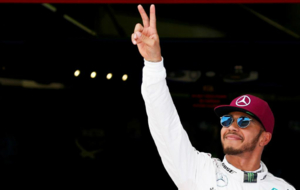 Lewis Hamilton tras conseguir la pole en el GP Espaa 2016
