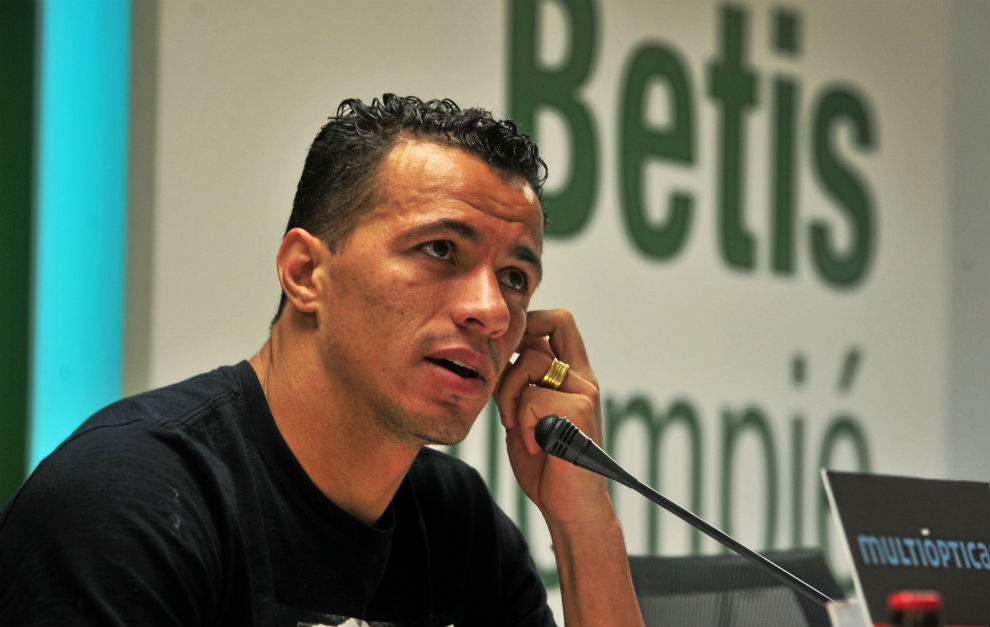 Leandro Damiao, durante una rueda de prensa reciente.