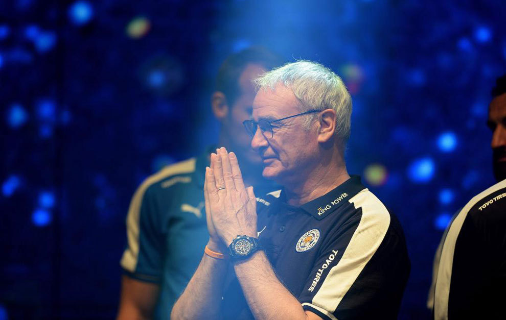Claudio Ranieri, tcnico del Leicester City.