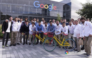 La Real Sociedad en la sede de Google.