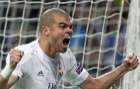 Pepe celebra con rabia un gol logrado esta temporada con el Real...