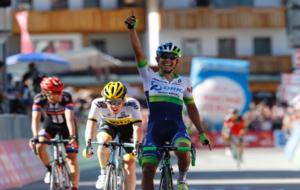 Chaves logr su primera victoria en un Giro de Italia.