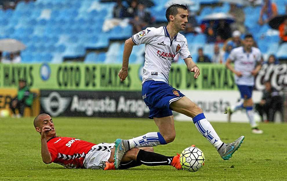 Sergio Tejera y Lanzarote... los dos protagonistas del segundo penalti...