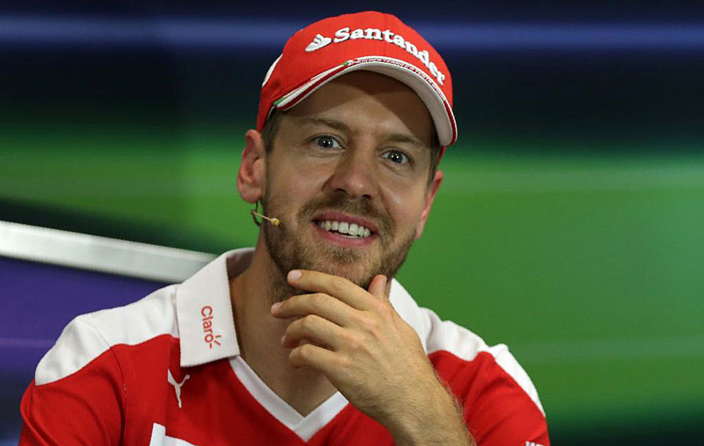 Vettel, durante la rueda de prensa previa al GP de Mnaco.
