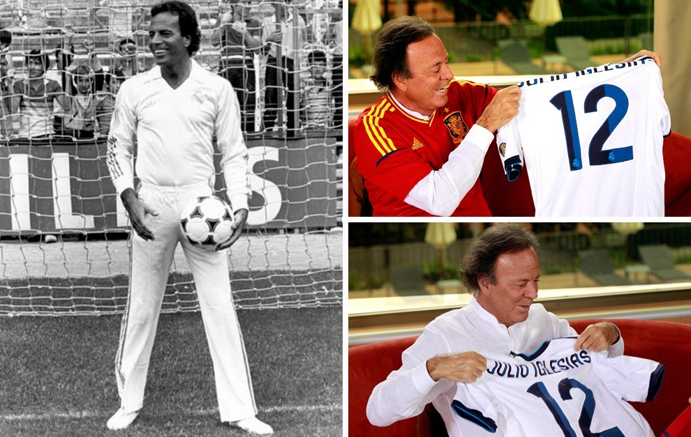 Spanish singer Julio Iglesias shows his support throughout the years