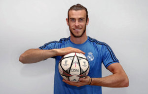 Gareth Bale posa para MARCA durante la entrevista.