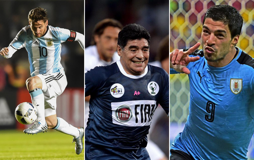 Messi, Maradona y Surez