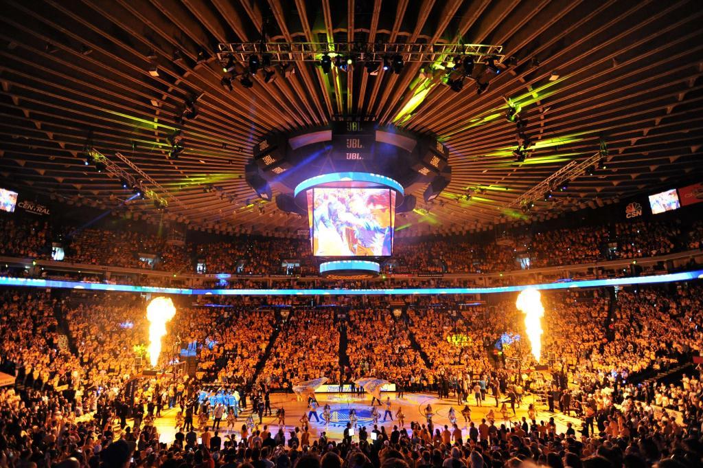 El Oracle Arena durante su serie entre Warriors y Thunder