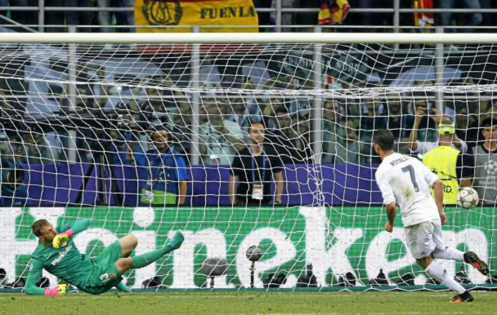 Cristiano Ronaldo bate a Oblak en la tanda de penaltis de la final de...