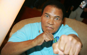 Mohamed Ali posando para MARCA