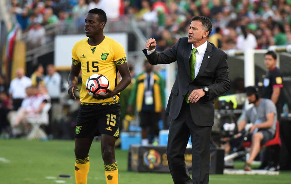 Osorio en el partido contra Jamaica