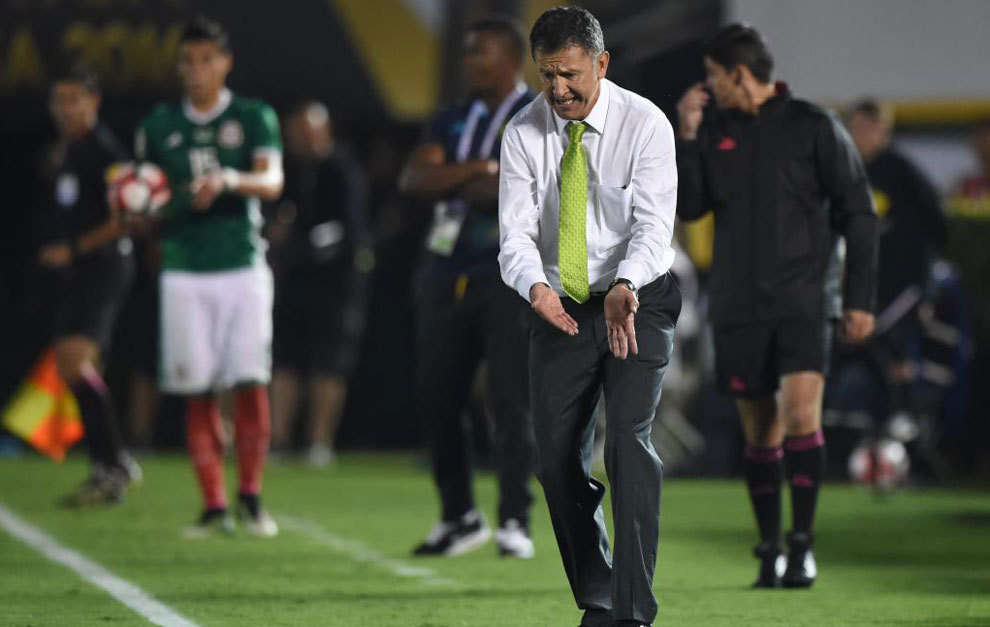 Osorio, durante el partido ante Jamaica.