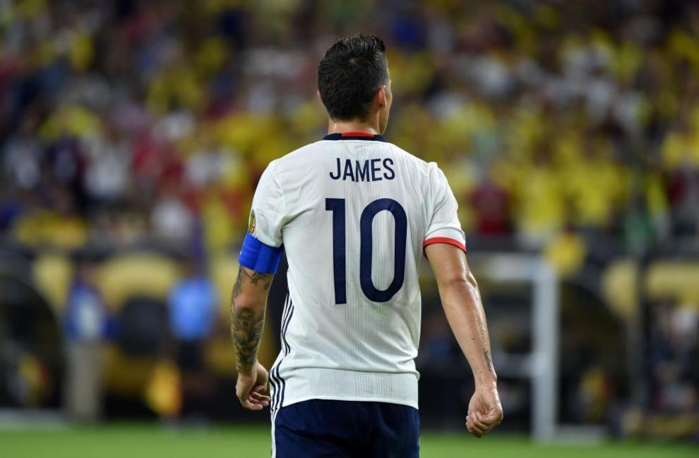 James no pudo arreglar en la segunda parte el partido de Colombia.