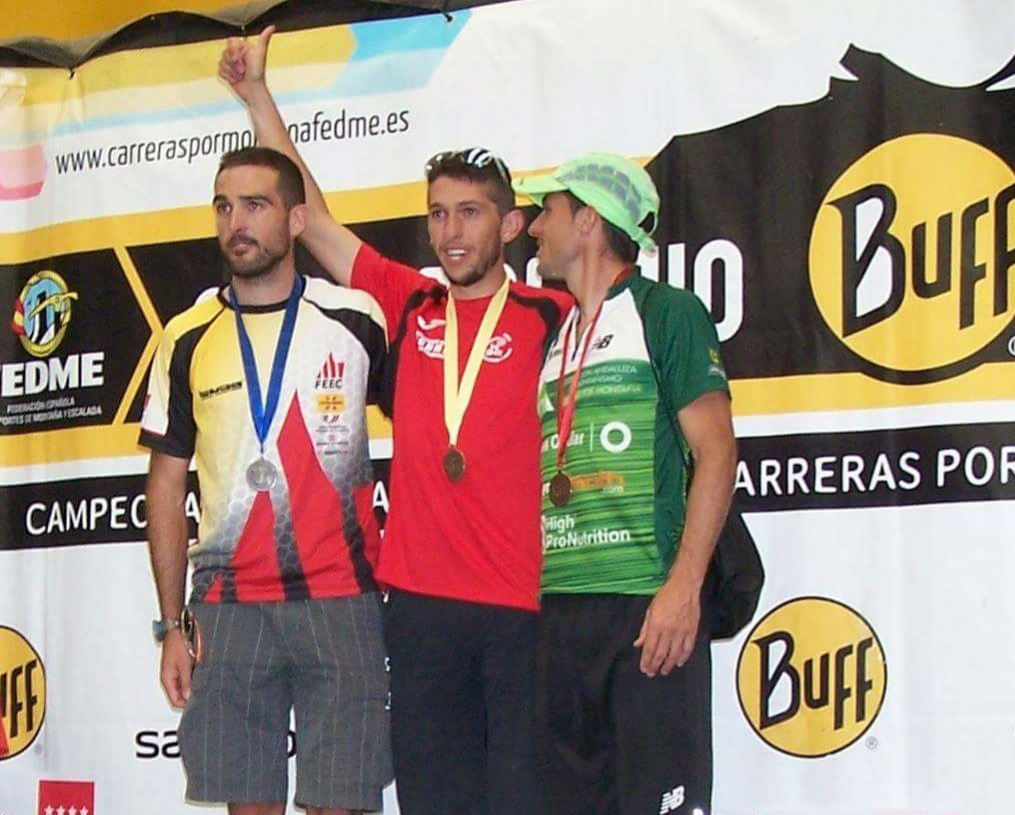 Jessed Hernndez, Manuel Merillas y Dani Garca, podio masculino del...