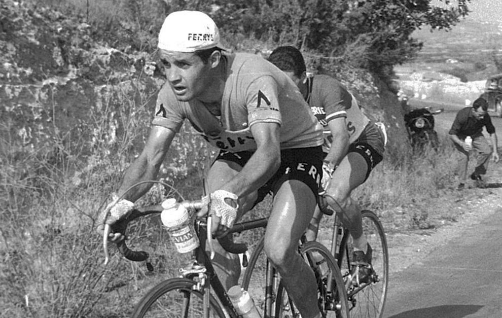 Jos Lpez Rodrguez, en una carrera de 1964.