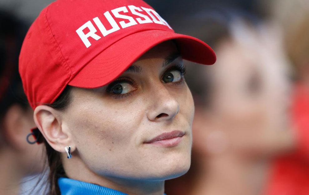 Yelena Isinbayeva, una de las afectadas por la sancin de la IAAF