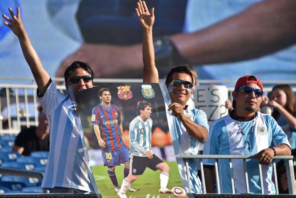 Los aficionados y aficionadas de Argentina y Venezuela vibraron con el...