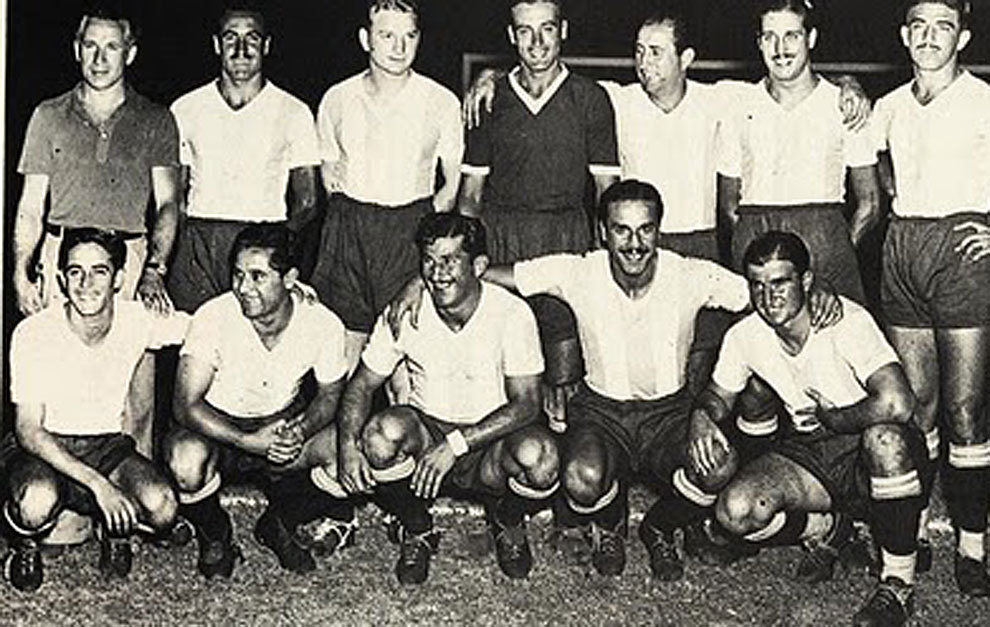 La seleccin argentina que le gan 12-0 a Ecuador en 1942.
