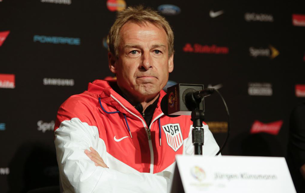 Klinsmann, en una rueda de prensa en esta Copa Amrica.