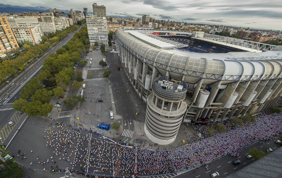 El actual aspecto del estadio Santiago Bernabu.
